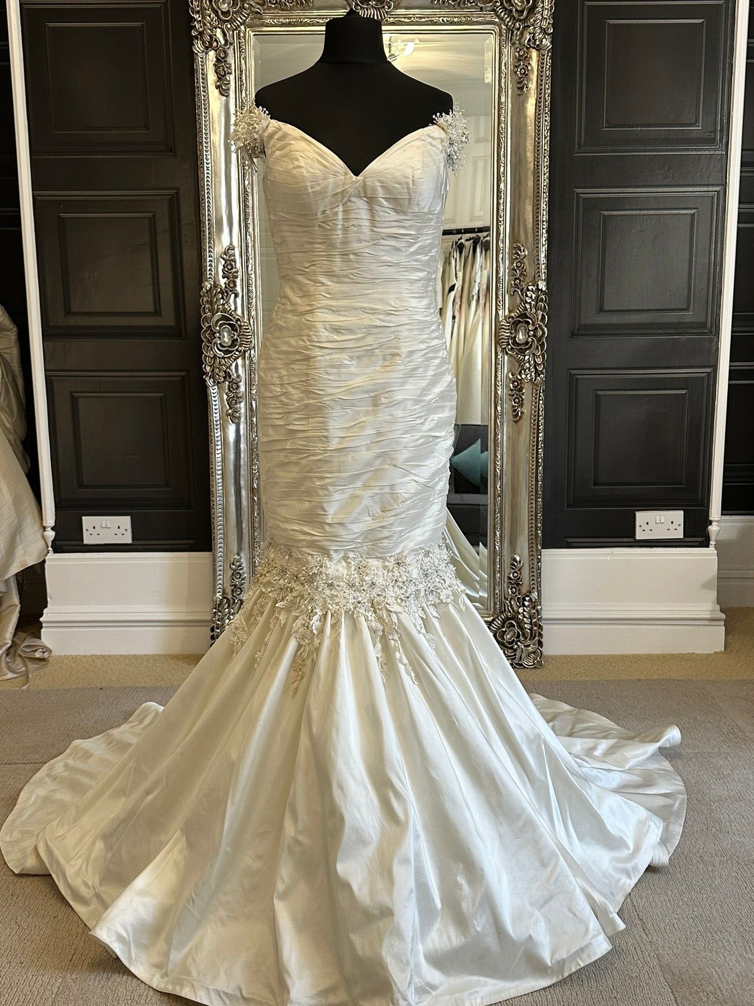 Brunei - silk wedding dress by Ian Stuart